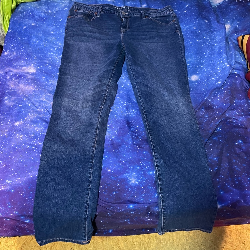 Women’s Aeropostale dark wash blue jeans - size 14 regular 💥